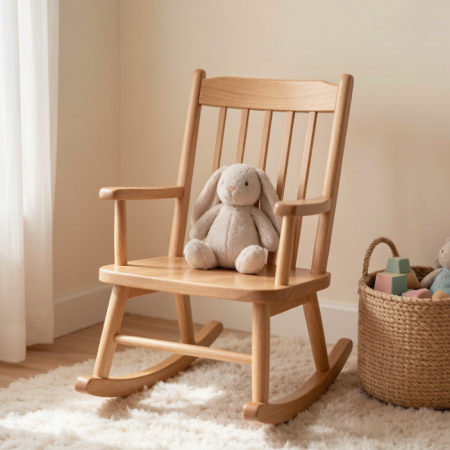 Kids Wooden Rocking Chair