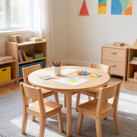 Kids Table and 4 Chairs Set